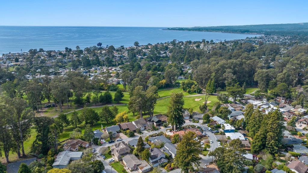 416 Semple Avenue Aptos, CA 95003 - Photo 40 of 45 an aerial view of residential houses with outdoor space and trees