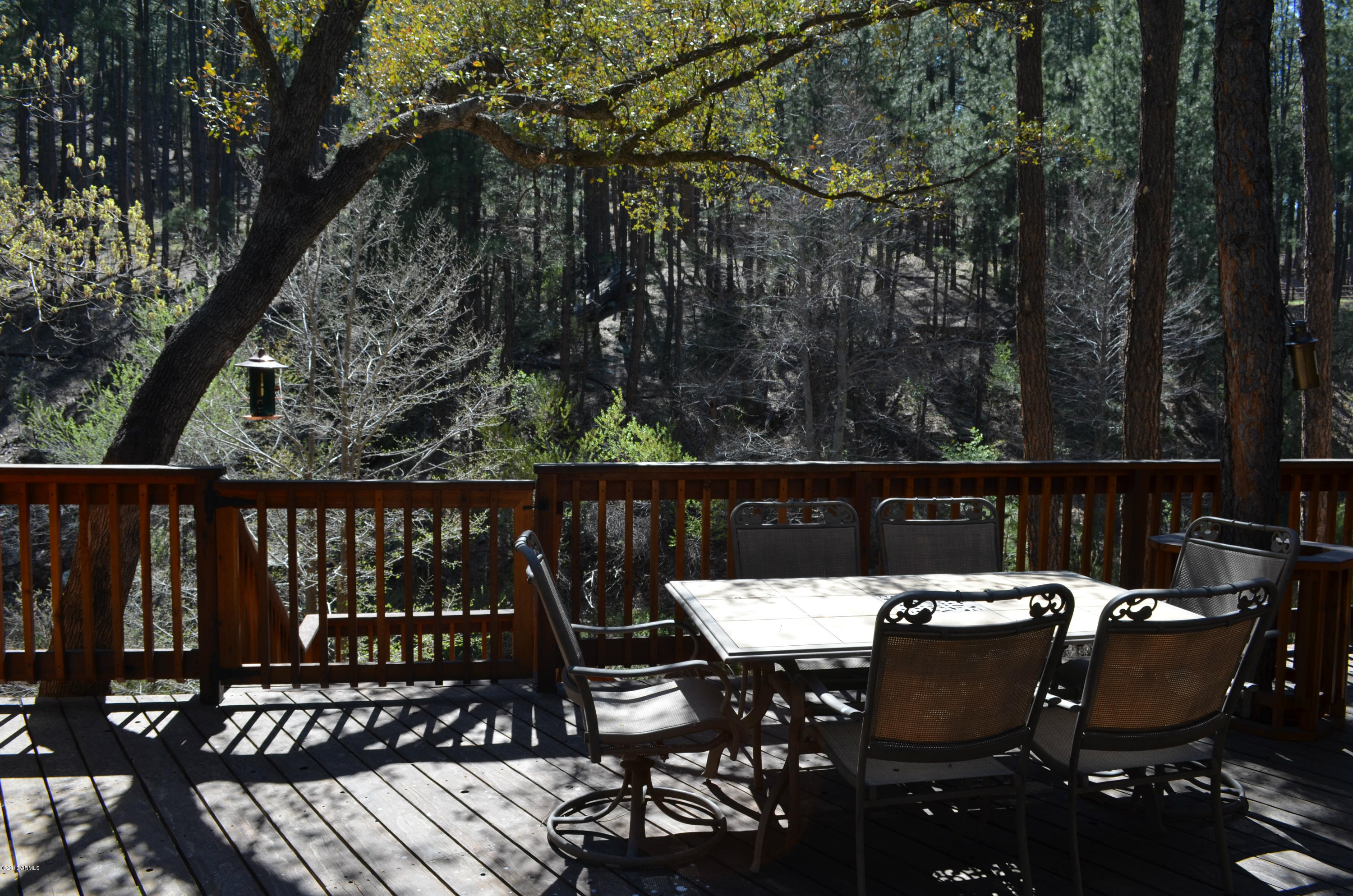 506 Buenagua Road Payson, AZ 85541 - Photo 15 of 19 back deck overlooking creek