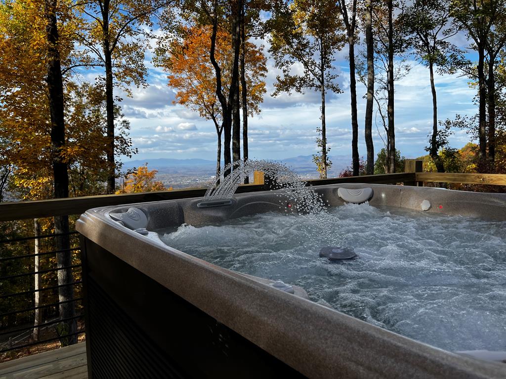 1447 Grandeur Drive Blue Ridge, GA 30513 - Photo 60 of 60 a view of swimming pool with a yard and seating area