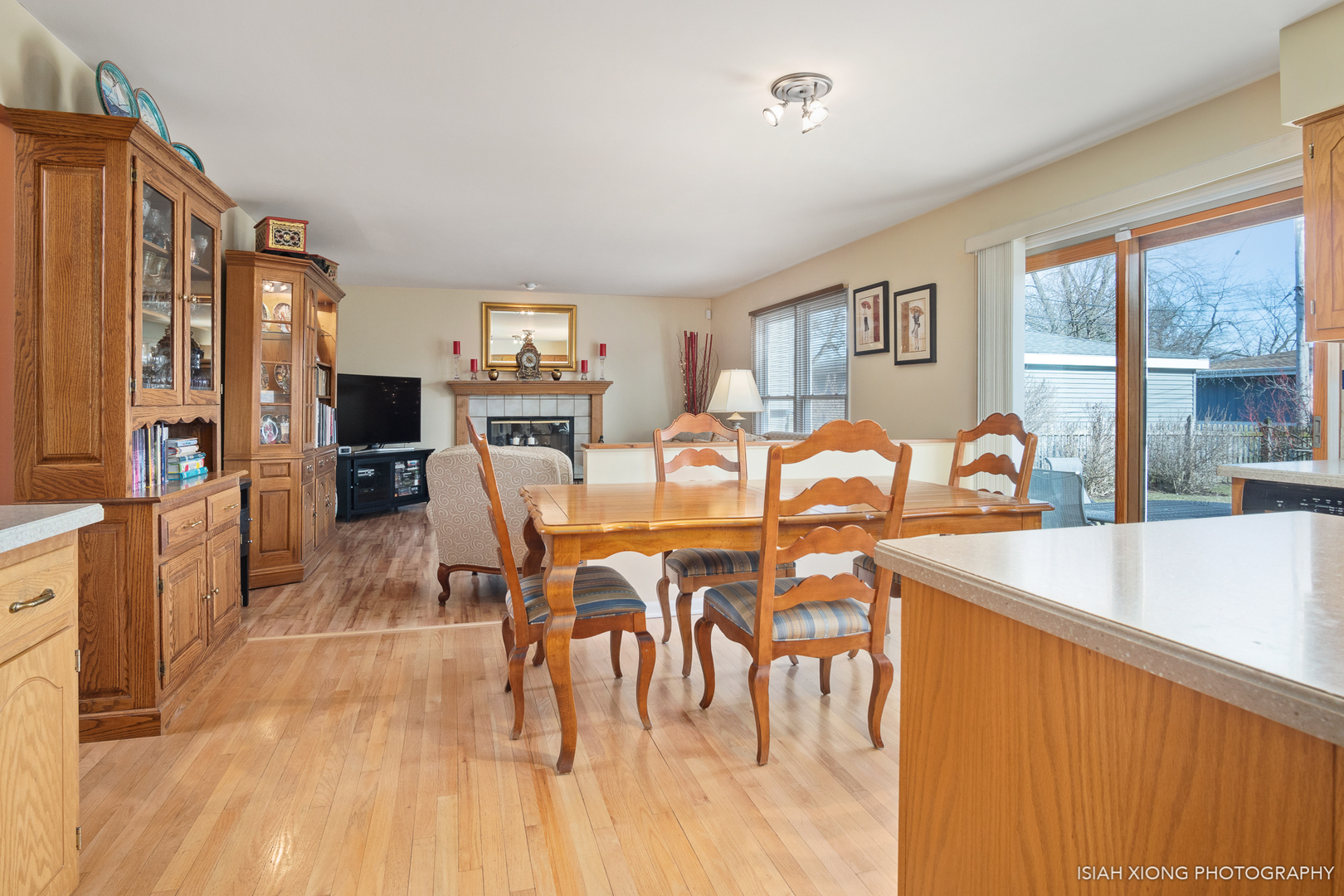 26W407 Jewell Road Winfield, IL 60190 - Photo 8 of 30 a view of a dining room with furniture and a large window