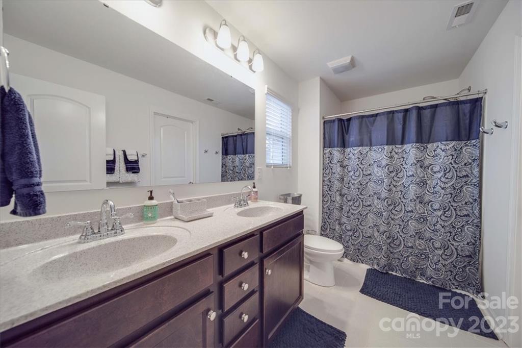 12542 Garron Road Midland, NC 28107 - Photo 34 of 38 a bathroom with a sink a toilet and shower