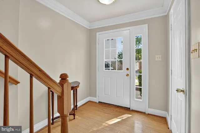 wooden floor in an empty room
