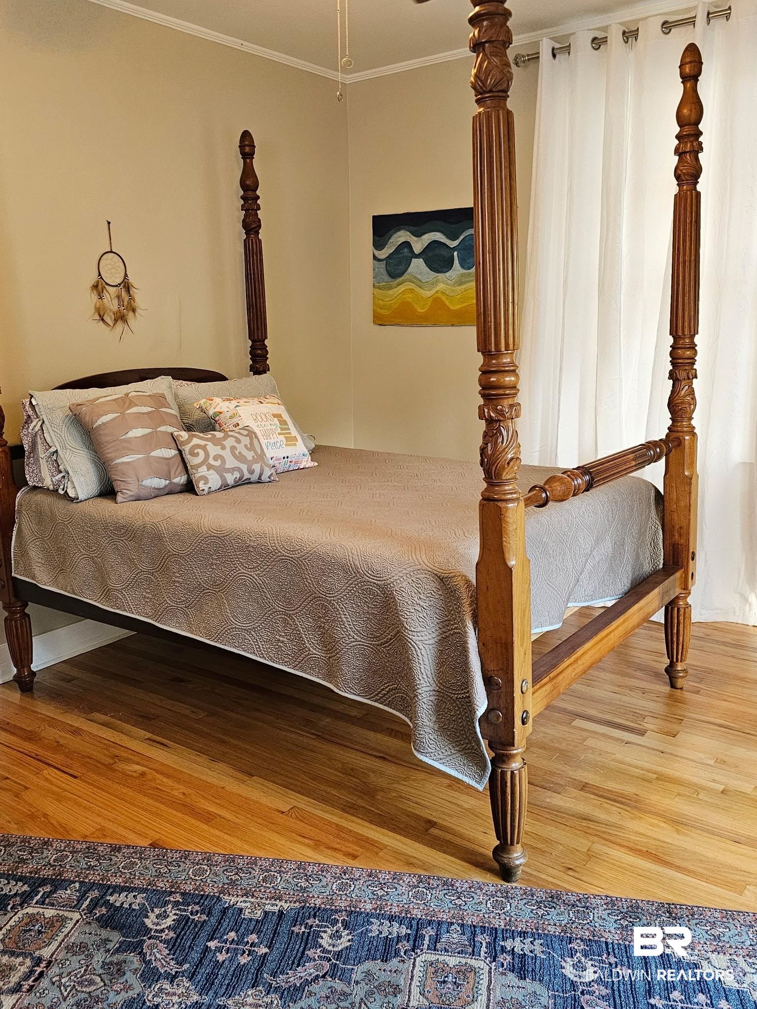 1215 Church Street Mobile, AL 36604 - Photo 16 of 23 Bedroom with wood finished floors and crown molding