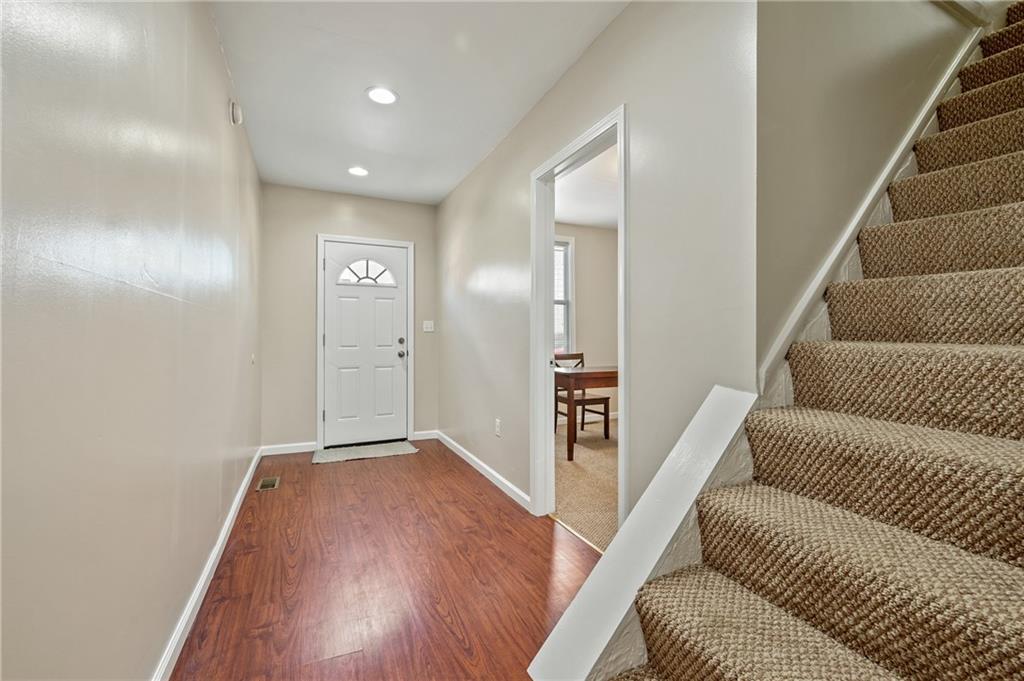 4524 Minerva Street Pittsburgh, PA 15224 - Photo 3 of 28 a view of entryway with wooden floor
