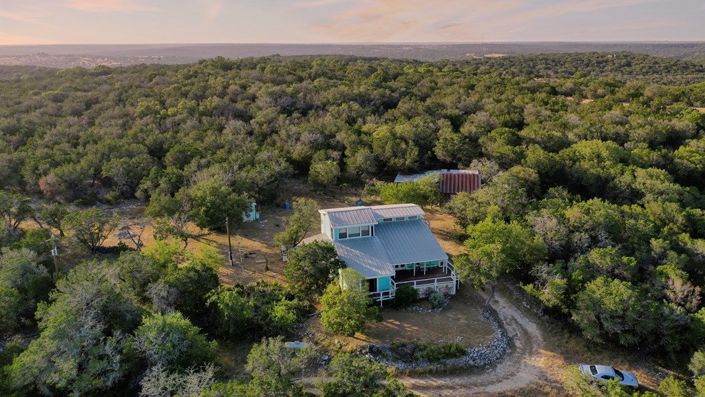 134 White Pearl Road Hunt, TX 78024 - Photo 29 of 40 an aerial view of a house with a yard