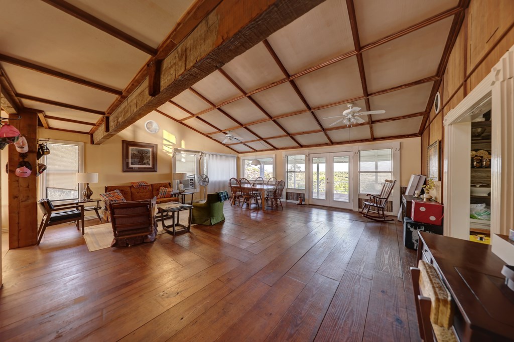 134 White Pearl Road Hunt, TX 78024 - Photo 5 of 40 a living room with furniture and wooden floors
