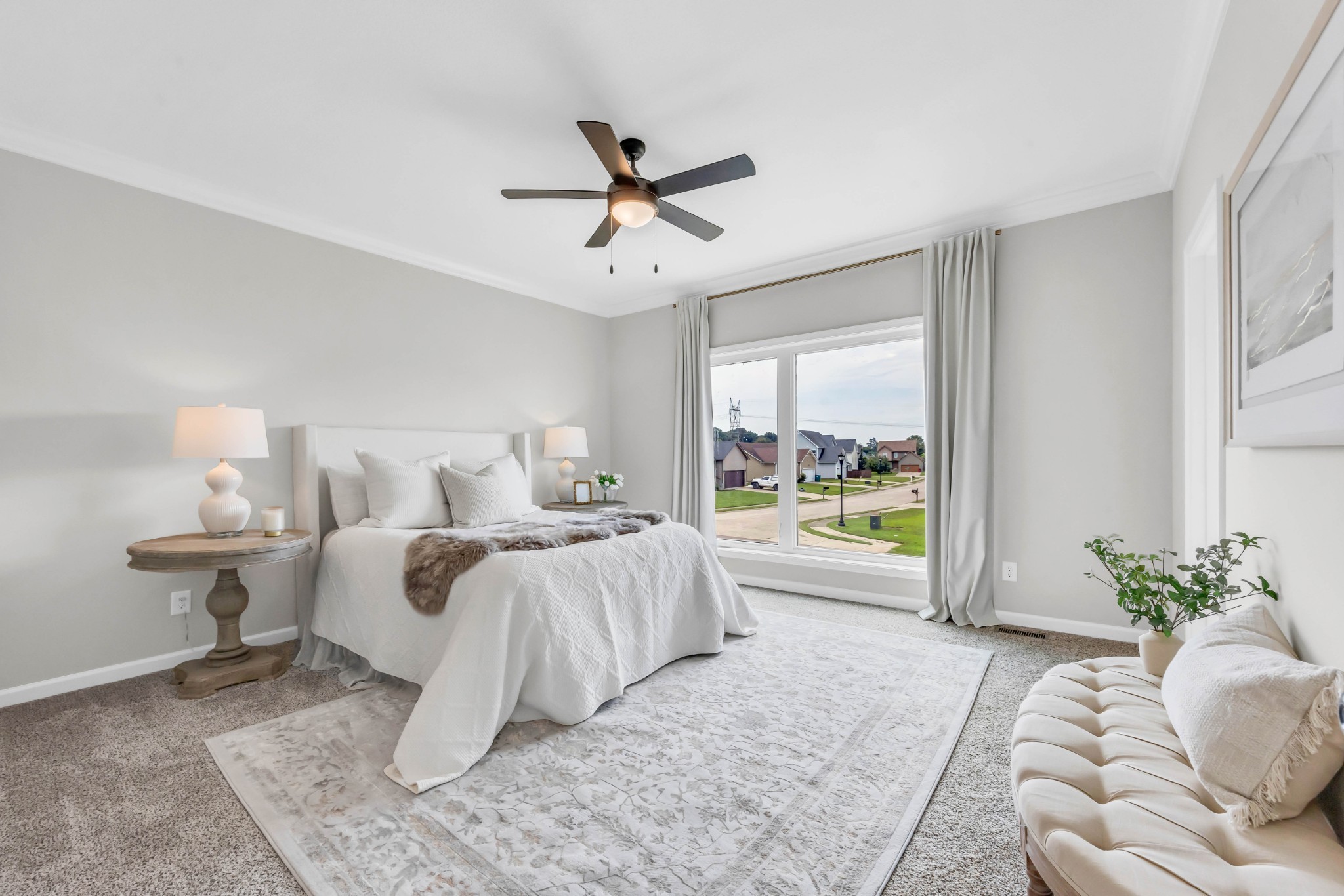 2399 Pea Ridge Road Clarksville, TN 37040 - Photo 15 of 26 a bed room with bed and a large window