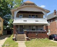 View of front facade with covered porch