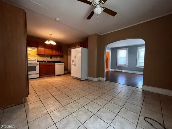 a view of a electric appliances in a kitchen
