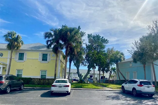 a car parked in front of a house