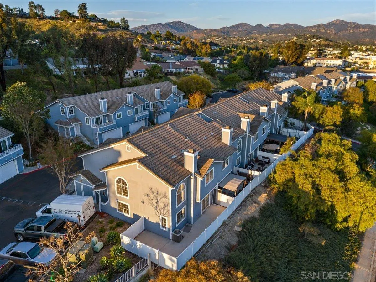 12865 Carriage Heights Way Poway, CA 92064 - Photo 39 of 42 an aerial view of a house with a mountain