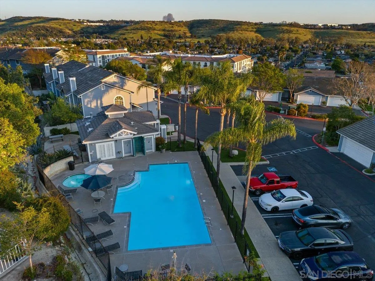 12865 Carriage Heights Way Poway, CA 92064 - Photo 42 of 42 an aerial view of residential houses with outdoor space