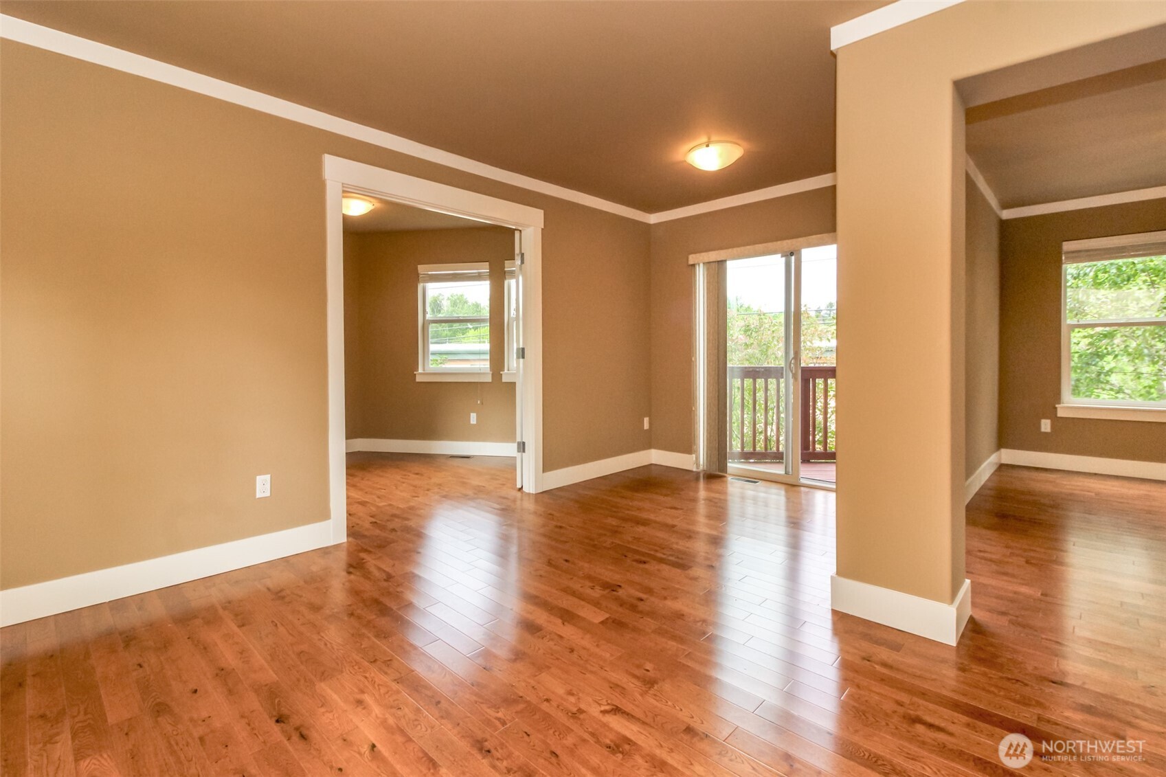 3000 South Mt Baker Boulevard Seattle, WA 98144 - Photo 10 of 40 a view of empty room with wooden floor and fan