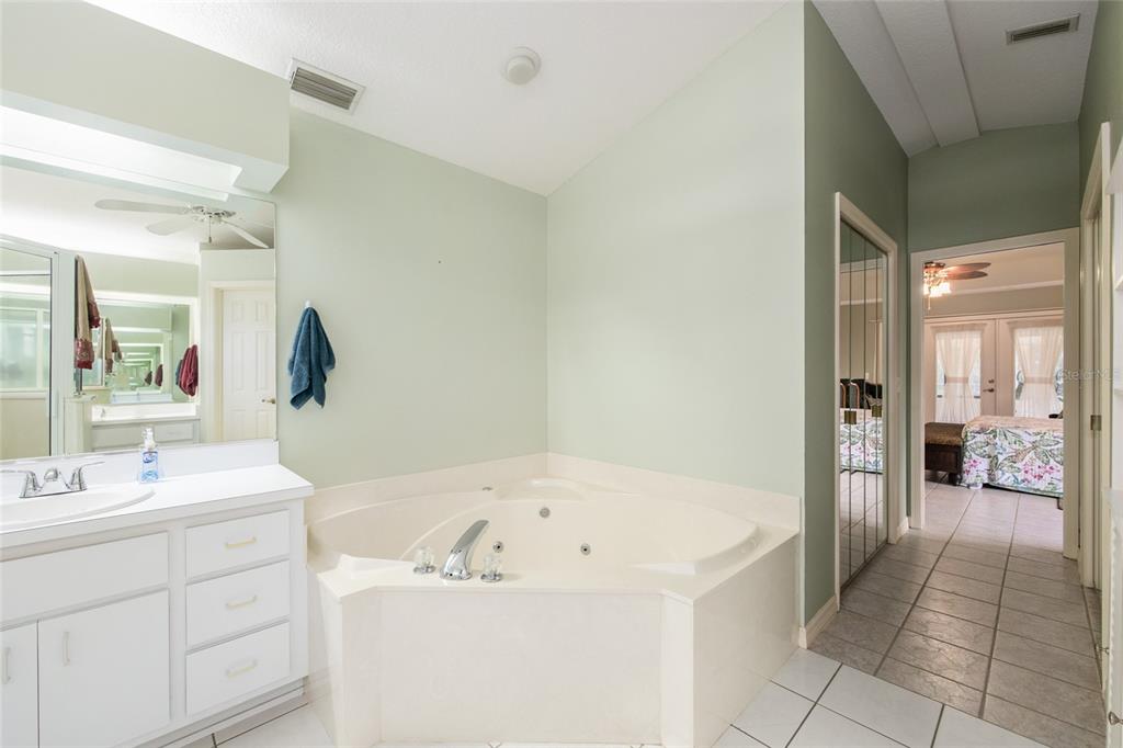 2305 Southeast 30th Street Ocala, FL 34471 - Photo 36 of 66 a bathroom with a sink a mirror and a bath tub