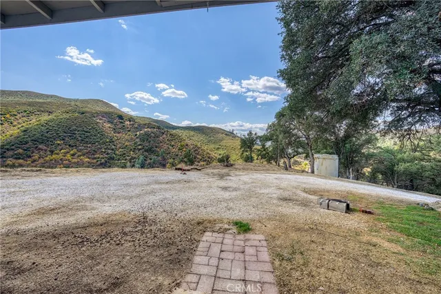 a view of a big yard