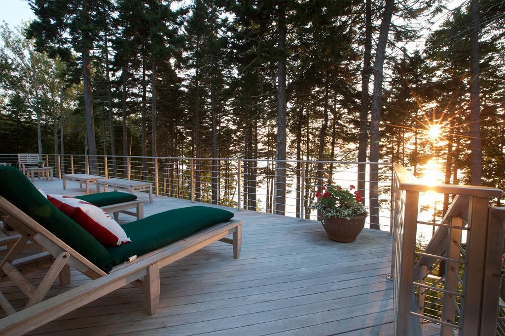 149 Treasure Point Road Tenants Harbor, ME 04860 - Photo 5 of 30 Main living deck off kitchen...