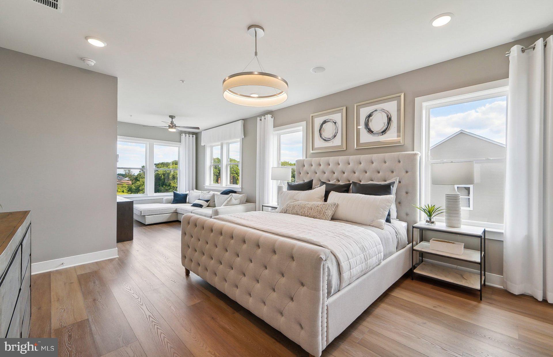 22521 Sculpin Brk Road Boyds, MD 20841 - Photo 22 of 52 a bedroom with a bed and a large window