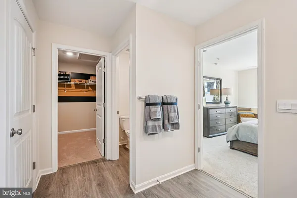 a en suite bathroom with a sink and mirror