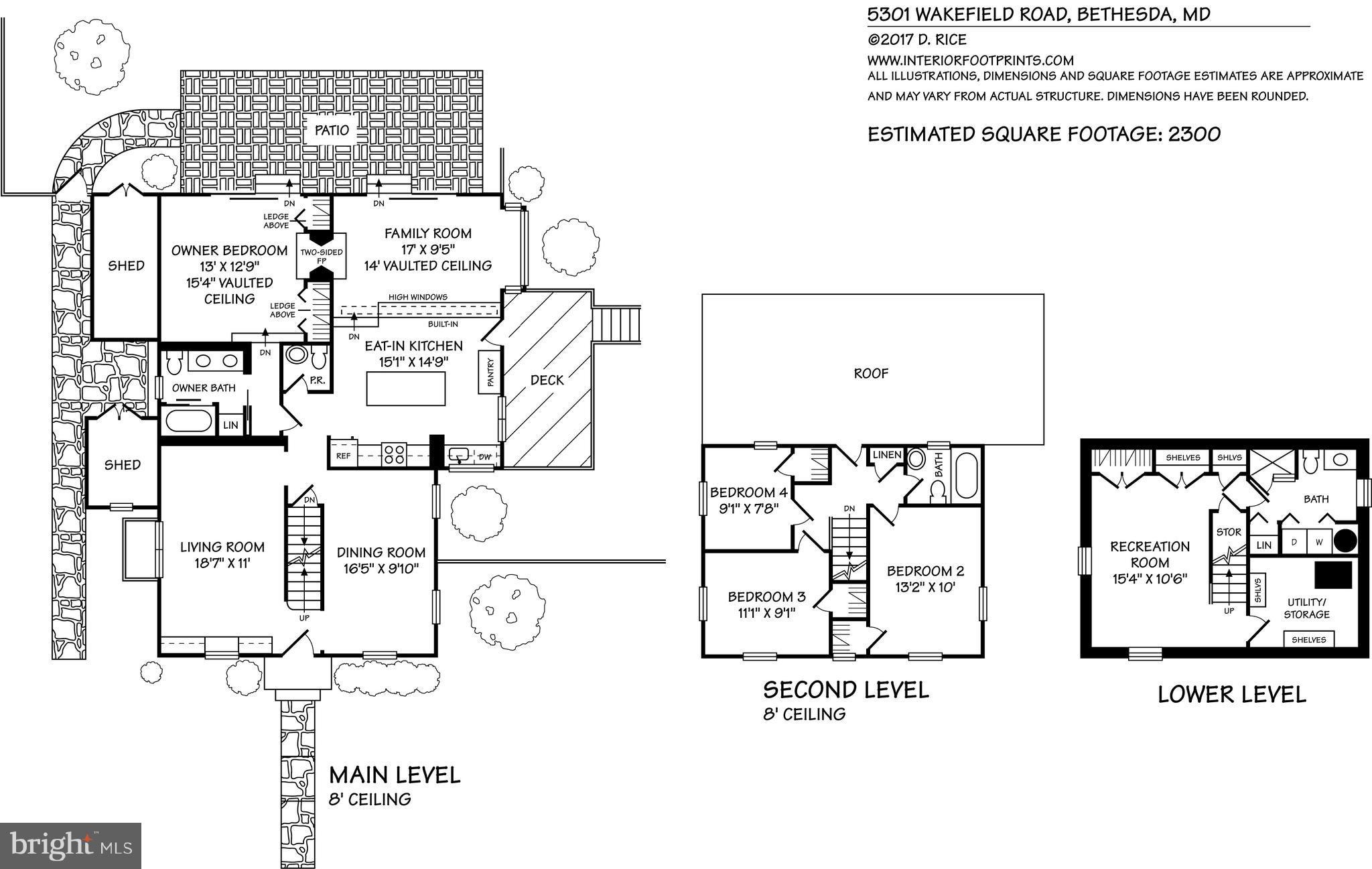 5301 Wakefield Road Bethesda, MD 20816 - Photo 28 of 28 Floorplan