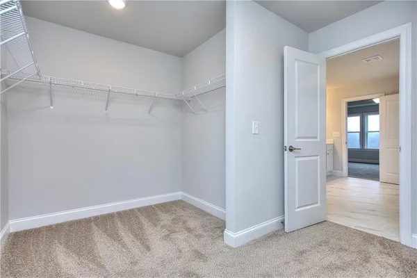 a view of a room with an empty space