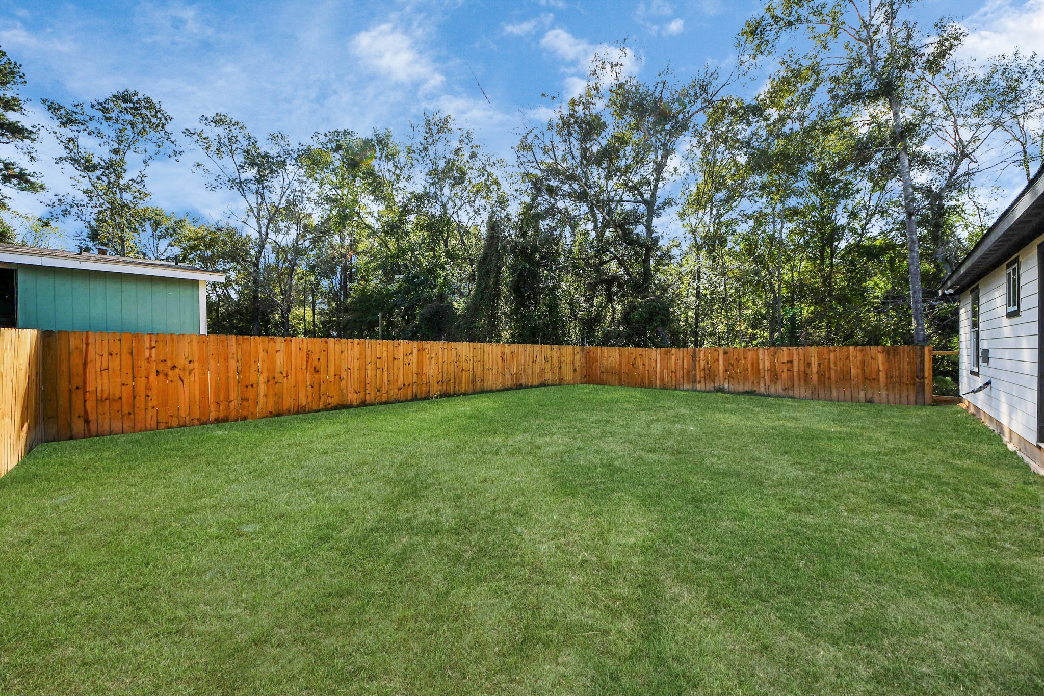 27090 Diamond C Splendora, TX 77372 - Photo 19 of 20 a view of backyard with green space