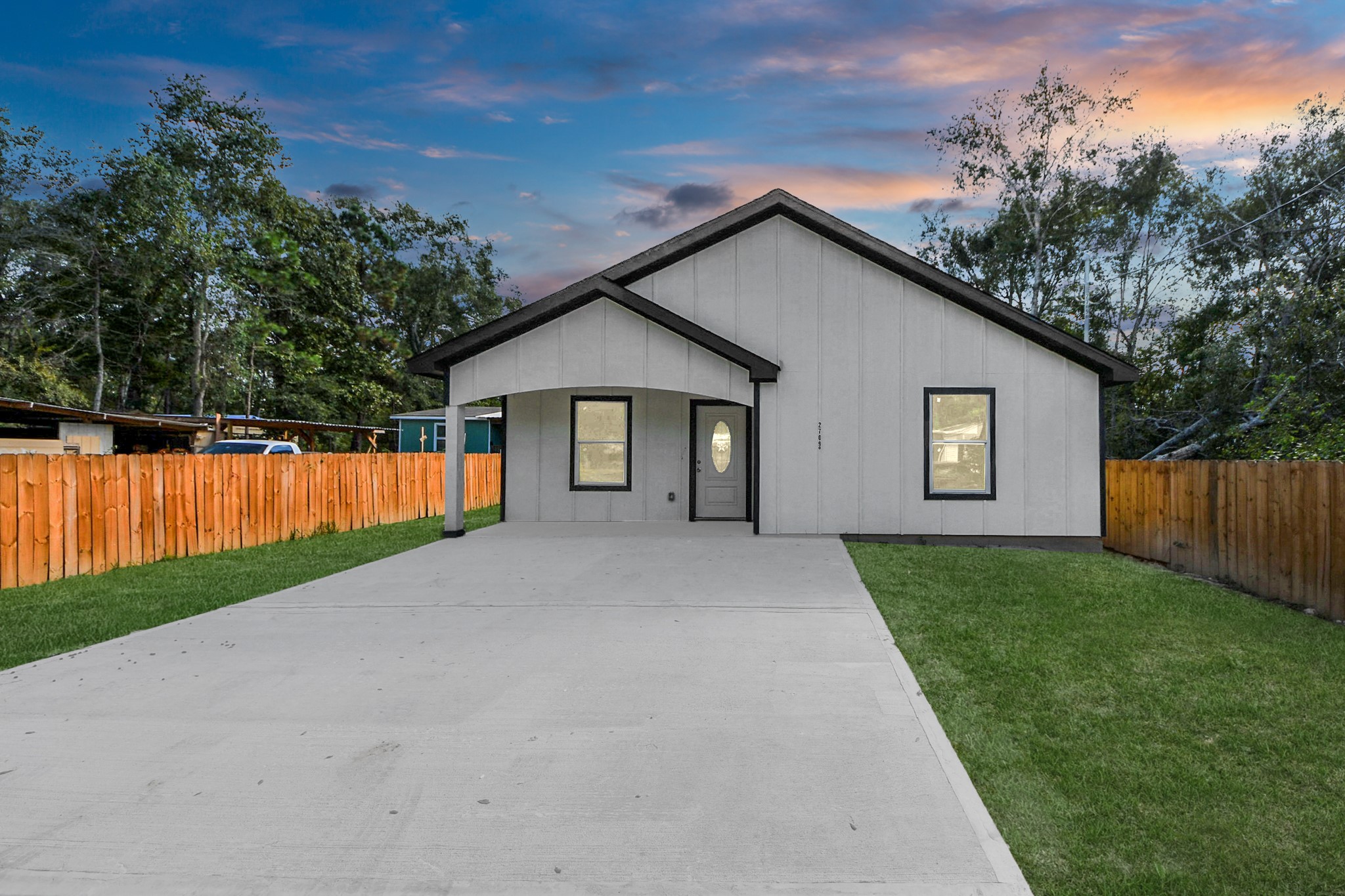 27090 Diamond C Splendora, TX 77372 - Photo 2 of 20 a view of a house with backyard and garden