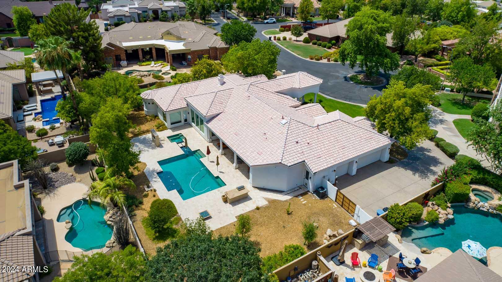 7465 South Rita Lane Tempe, AZ 85283 - Photo 53 of 67 Aerial - home on culdesac