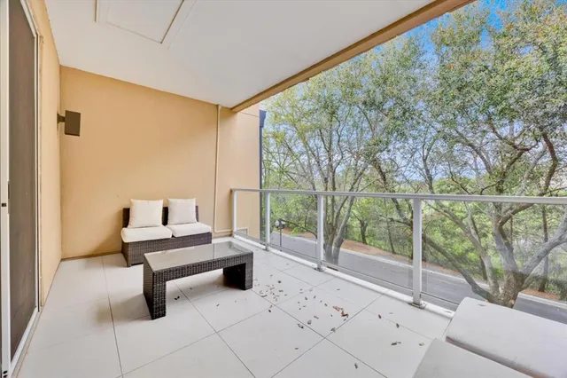 a work room with furniture and a gate