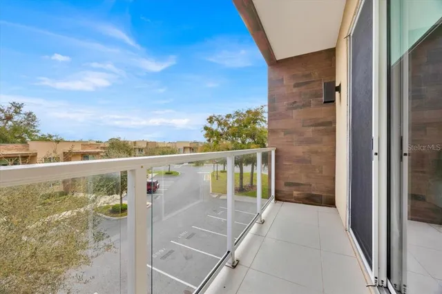 a view of balcony with outdoor space