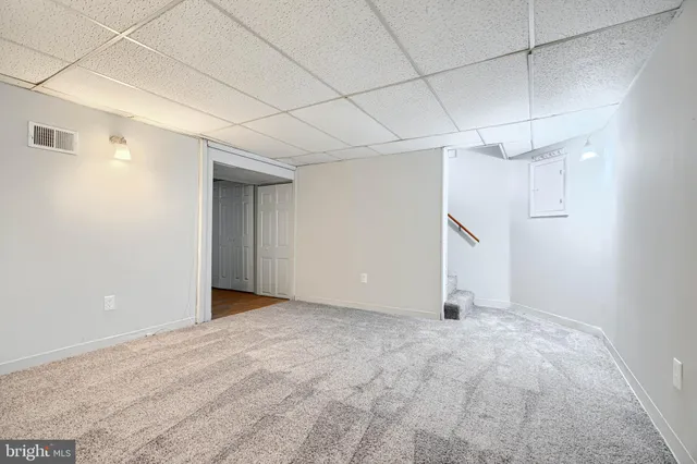 a view of an empty room