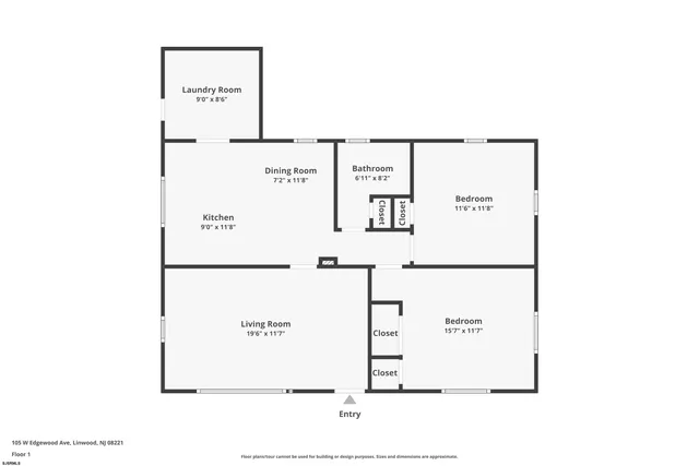 $365,000 | 105 West Edgewood Avenue, Linwood, NJ 08221