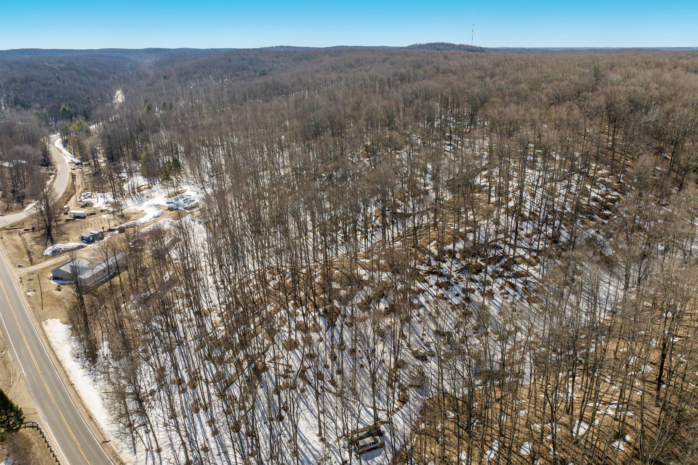 5.25 A West Old State Road East Jordan, MI 49727 - Photo 8 of 16 8-Aerial-View-8