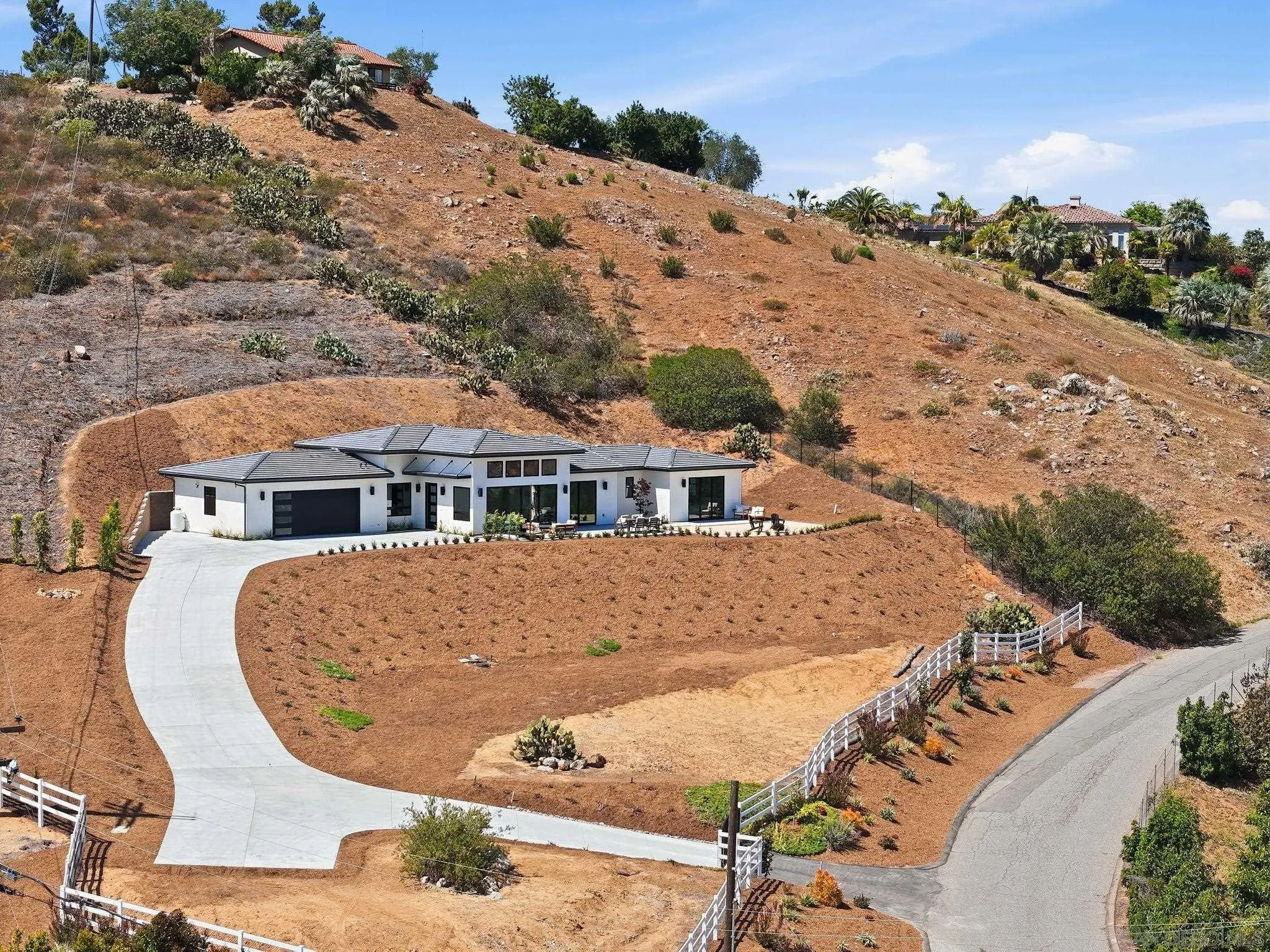 3916 Citrus Drive Fallbrook, CA 92028 - Photo 52 of 72 an aerial view of a house with a swimming pool