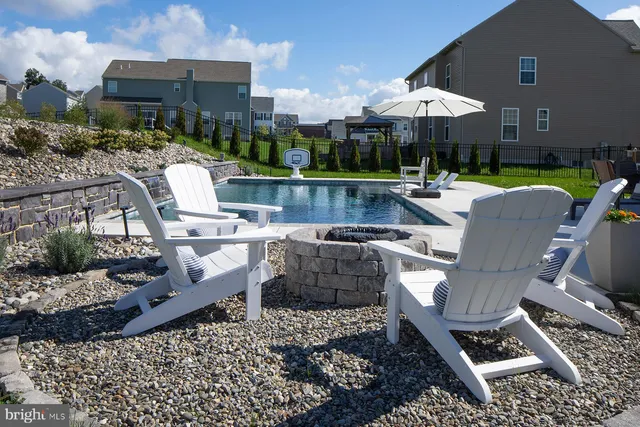 a picture of table and chairs in the patio