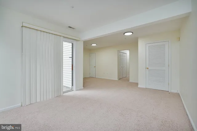 a view of empty room