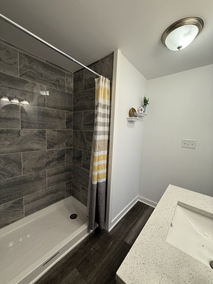 237 Blackthorn Road Matteson, IL 60443 - Photo 7 of 19 a bathroom with a shower and a bathtub