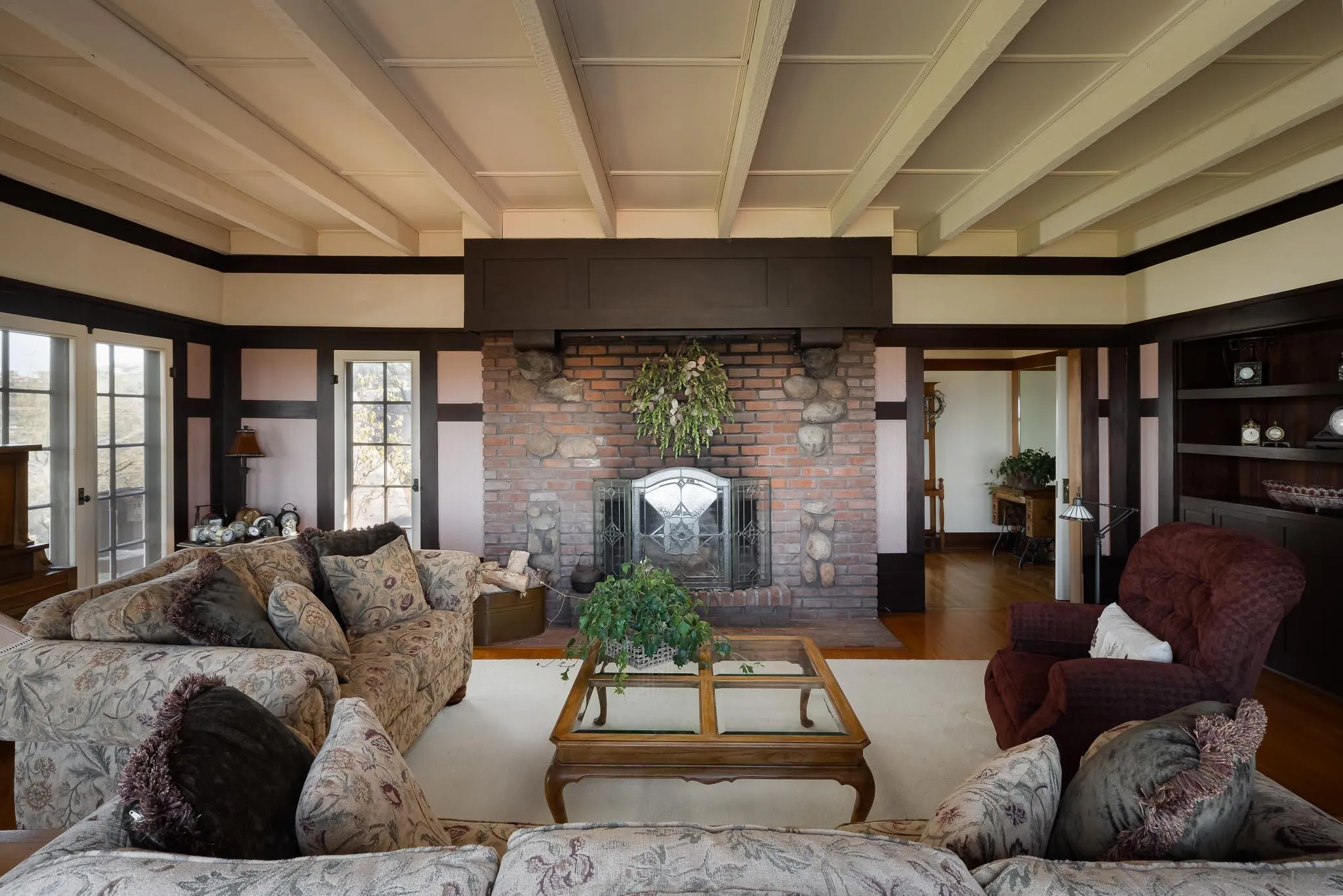 9844 Summit Drive La Mesa, CA 91941 - Photo 19 of 58 a living room with furniture and a fireplace