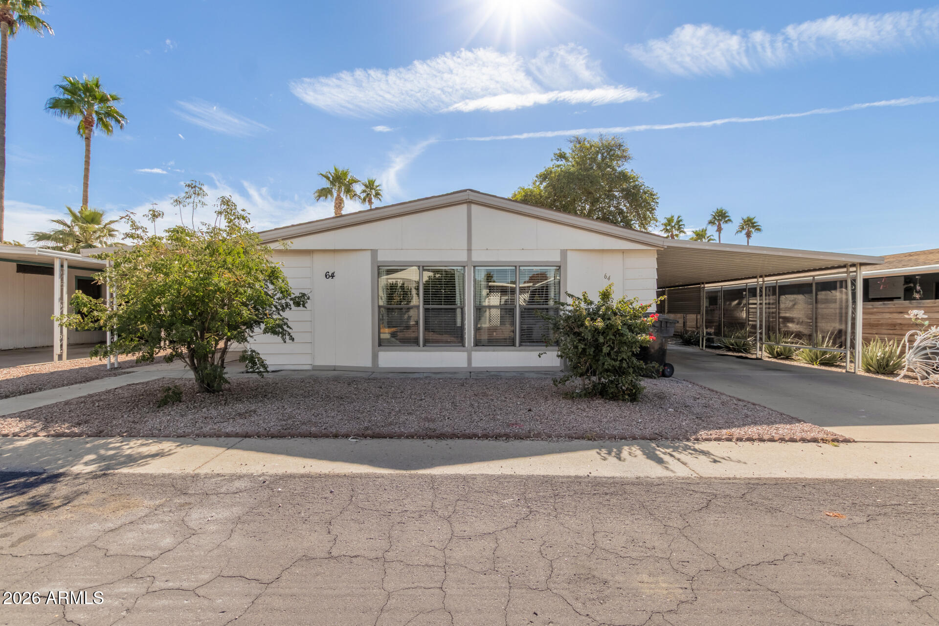 a view of a house with a patio