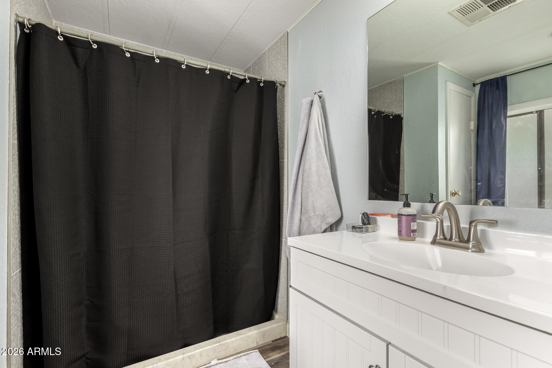 245 South 56th Street, Unit 64 Mesa, AZ 85206 - Photo 18 of 35 a bathroom with a sink and a mirror