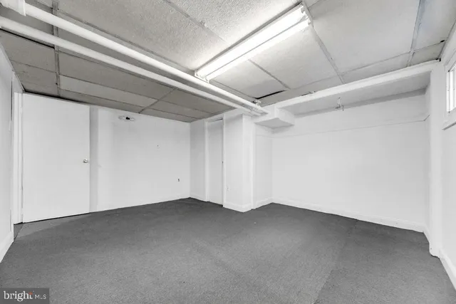 a view of a wooden door