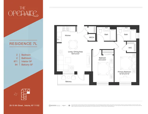 $855,784 | 26-15 4th Street, Unit 7L | Astoria
