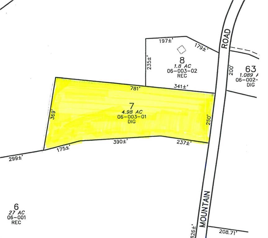 0 Hatchet Mountain Road Hope, ME 04847 - Photo 2 of 19 Tax map.