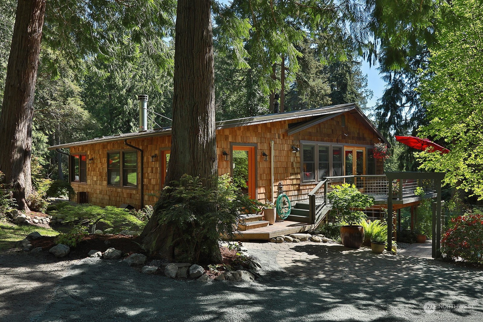 a view of house with yard
