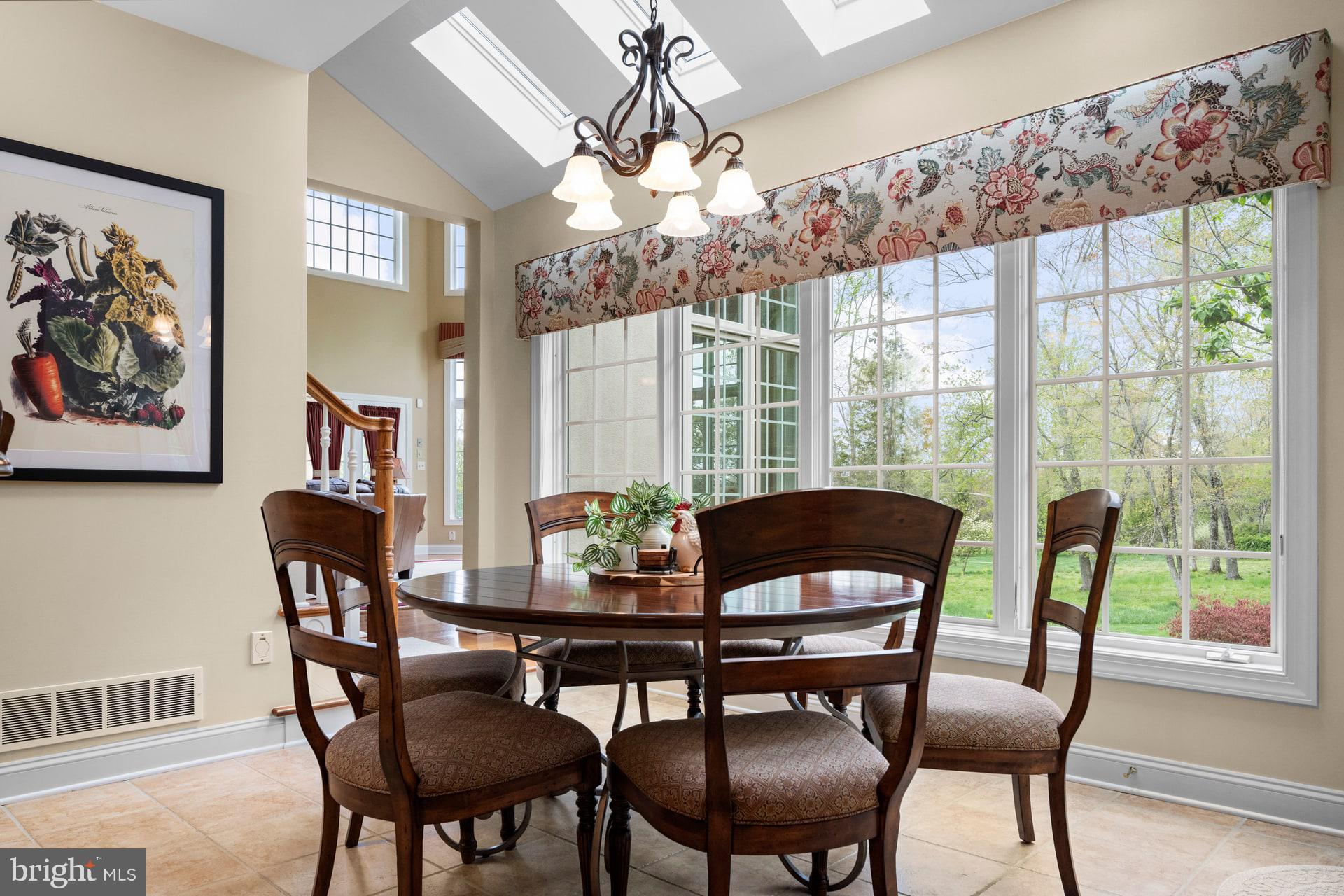 203 Wecks Pond Road New Hope, PA 18938 - Photo 13 of 59 Kitchen Table w/ View