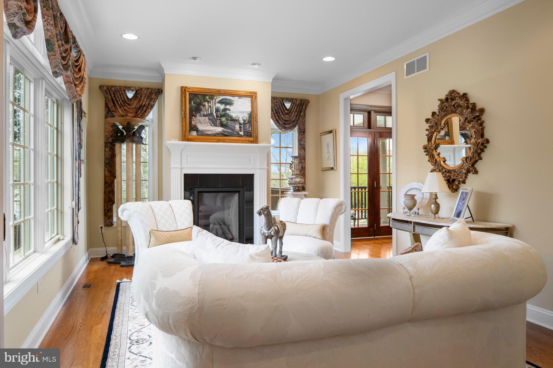 203 Wecks Pond Road New Hope, PA 18938 - Photo 17 of 59 Sitting Room w/ Gas Fireplace