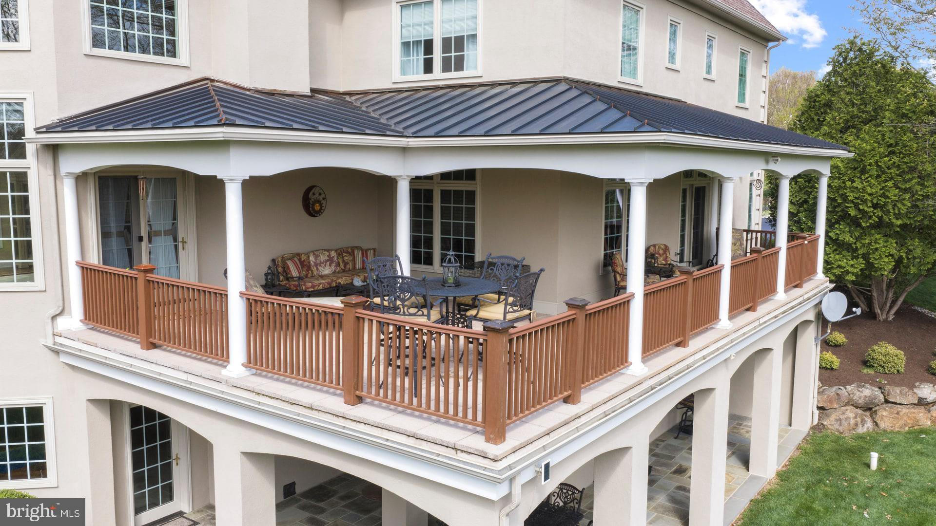 203 Wecks Pond Road New Hope, PA 18938 - Photo 21 of 59 Covered Porch off Gathering Rm & Office