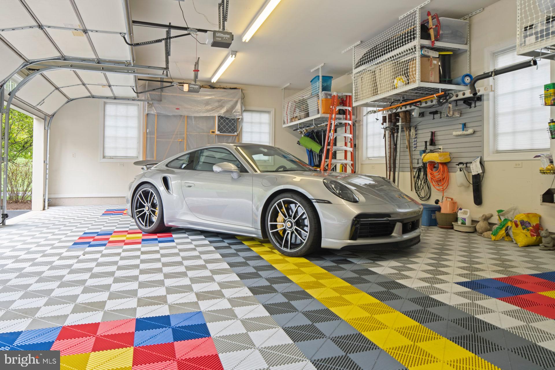 203 Wecks Pond Road New Hope, PA 18938 - Photo 44 of 59 4-car Heated Garage w/ shelves & Cabinets