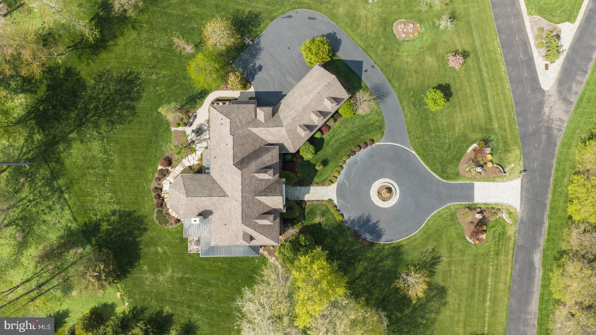 203 Wecks Pond Road New Hope, PA 18938 - Photo 46 of 59 Aerial View of Home