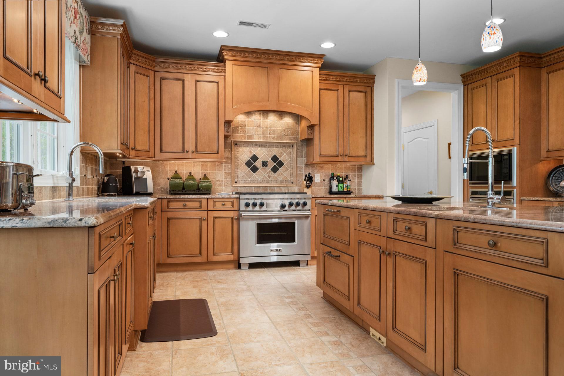203 Wecks Pond Road New Hope, PA 18938 - Photo 5 of 59 Gourmet Kitchen w/ heated tile floor