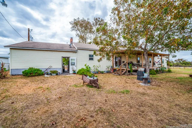 a row of palm trees in front of house